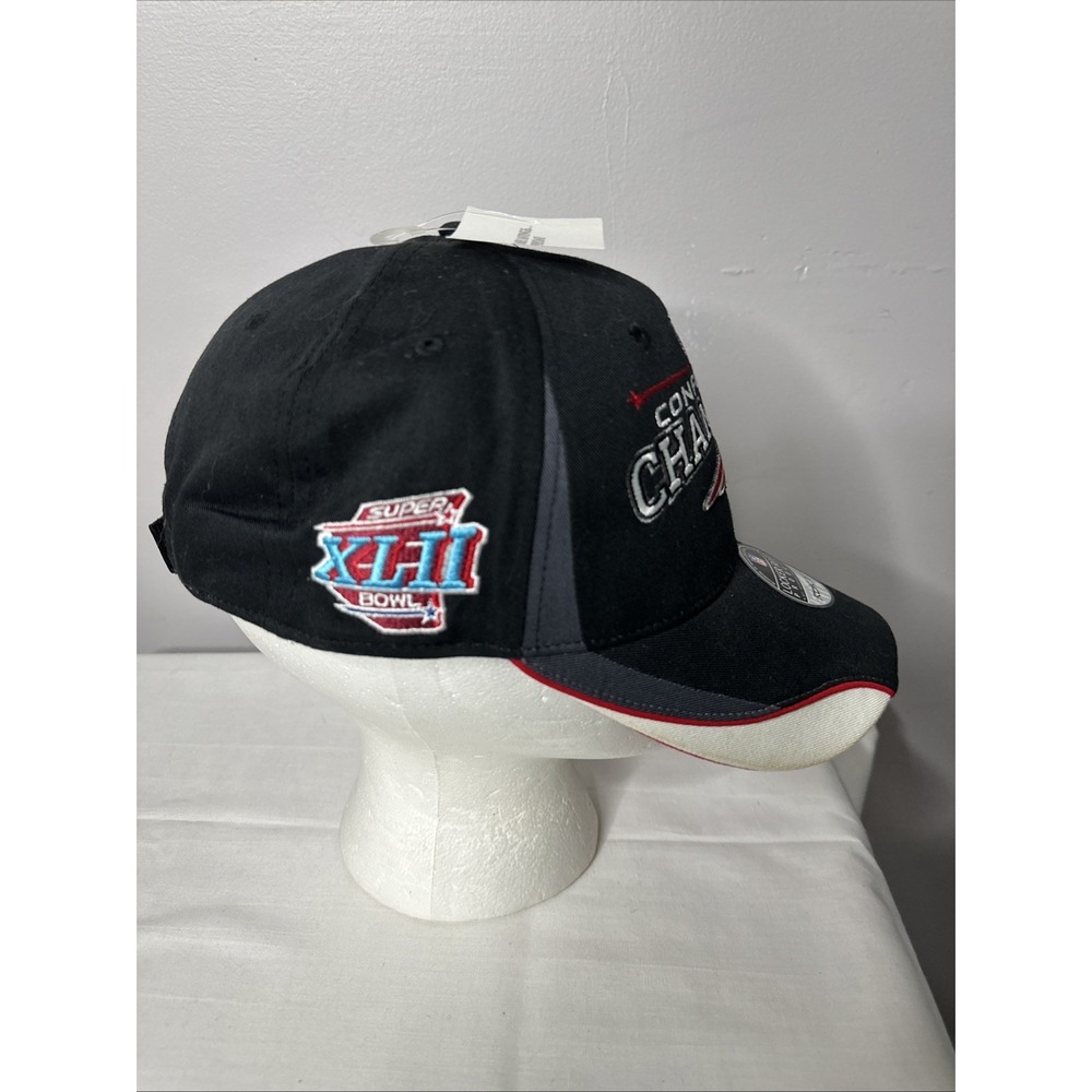 New England Patriots Conference Champions NFL Super Bowl XLII Baseball Cap New - Picture 4 of 6